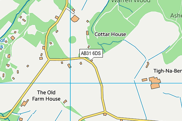 AB31 6DS map - OS VectorMap District (Ordnance Survey) AB31 6DS map - OS VectorMap District (Ordnance Survey)