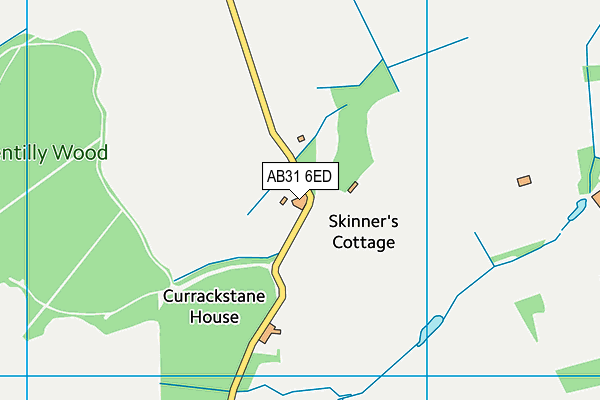 AB31 6ED map - OS VectorMap District (Ordnance Survey) AB31 6ED map - OS VectorMap District (Ordnance Survey)