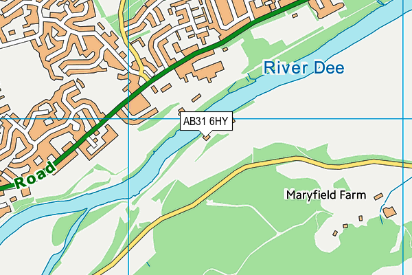 AB31 6HY map - OS VectorMap District (Ordnance Survey)