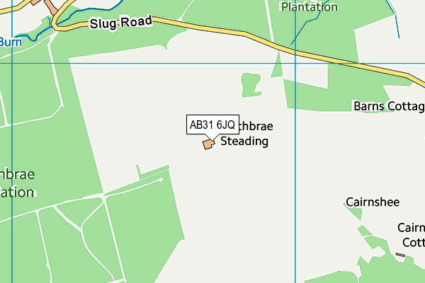 AB31 6JQ map - OS VectorMap District (Ordnance Survey) AB31 6JQ map - OS VectorMap District (Ordnance Survey)