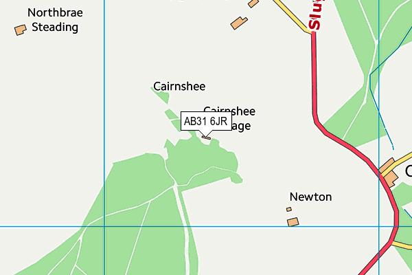 AB31 6JR map - OS VectorMap District (Ordnance Survey) AB31 6JR map - OS VectorMap District (Ordnance Survey)