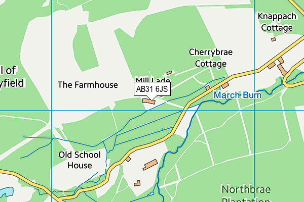 AB31 6JS map - OS VectorMap District (Ordnance Survey)