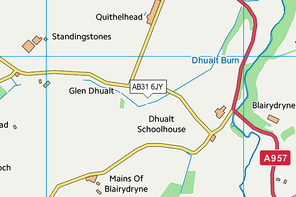 AB31 6JY map - OS VectorMap District (Ordnance Survey)