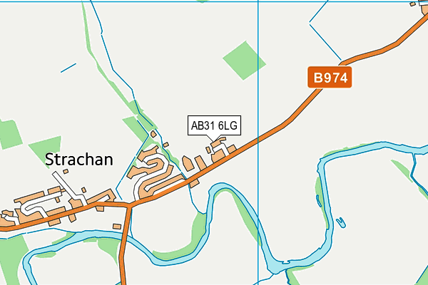 AB31 6LG map - OS VectorMap District (Ordnance Survey) AB31 6LG map - OS VectorMap District (Ordnance Survey)