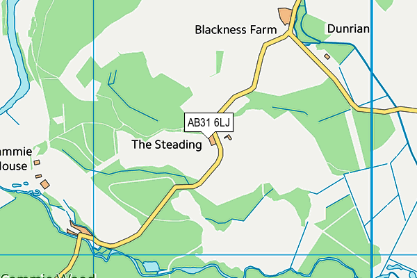 AB31 6LJ map - OS VectorMap District (Ordnance Survey)
