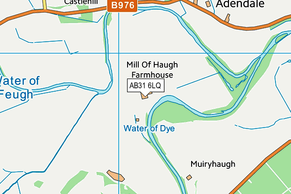 AB31 6LQ map - OS VectorMap District (Ordnance Survey) AB31 6LQ map - OS VectorMap District (Ordnance Survey)