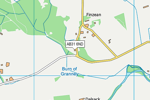 AB31 6ND map - OS VectorMap District (Ordnance Survey) AB31 6ND map - OS VectorMap District (Ordnance Survey)