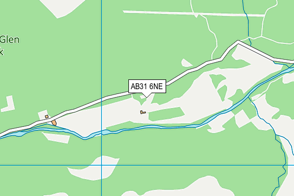 AB31 6NE map - OS VectorMap District (Ordnance Survey) AB31 6NE map - OS VectorMap District (Ordnance Survey)