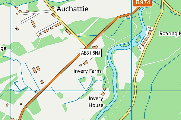 AB31 6NJ map - OS VectorMap District (Ordnance Survey) AB31 6NJ map - OS VectorMap District (Ordnance Survey)