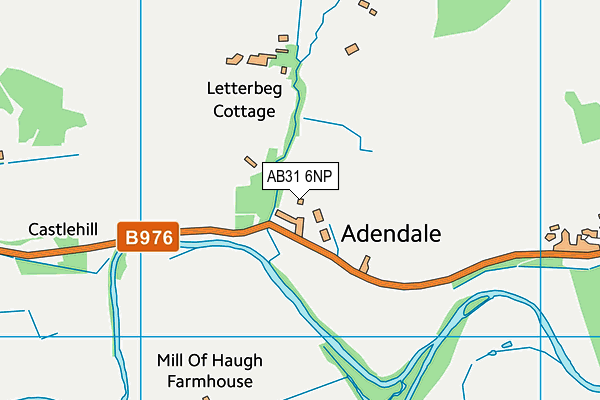AB31 6NP map - OS VectorMap District (Ordnance Survey) AB31 6NP map - OS VectorMap District (Ordnance Survey)