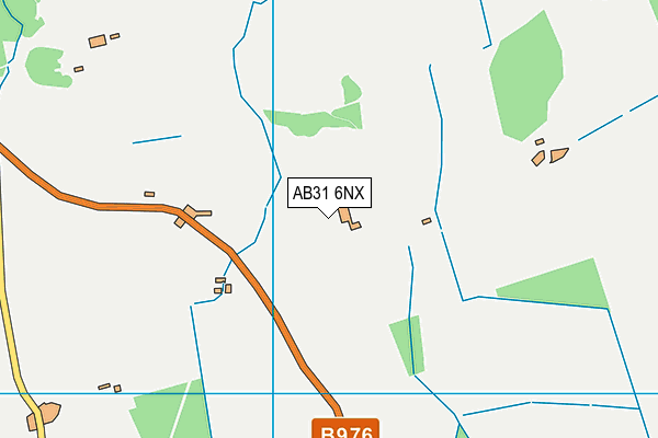 AB31 6NX map - OS VectorMap District (Ordnance Survey) AB31 6NX map - OS VectorMap District (Ordnance Survey)
