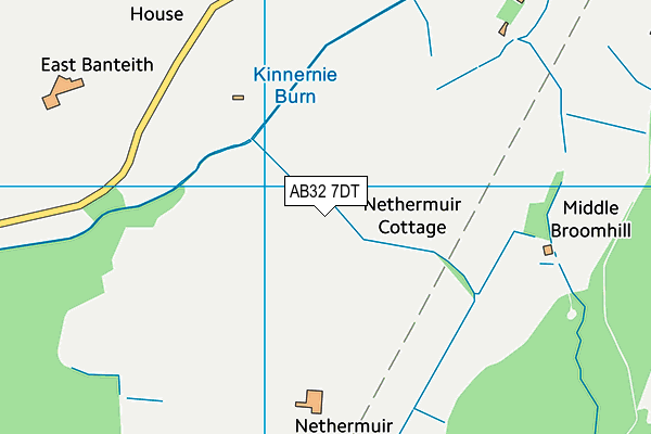 AB32 7DT map - OS VectorMap District (Ordnance Survey) AB32 7DT map - OS VectorMap District (Ordnance Survey)