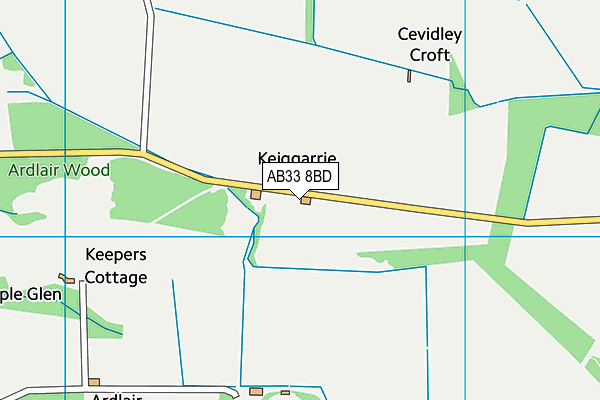 AB33 8BD map - OS VectorMap District (Ordnance Survey) AB33 8BD map - OS VectorMap District (Ordnance Survey)