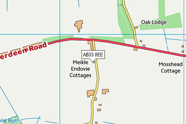 AB33 8EE map - OS VectorMap District (Ordnance Survey) AB33 8EE map - OS VectorMap District (Ordnance Survey)