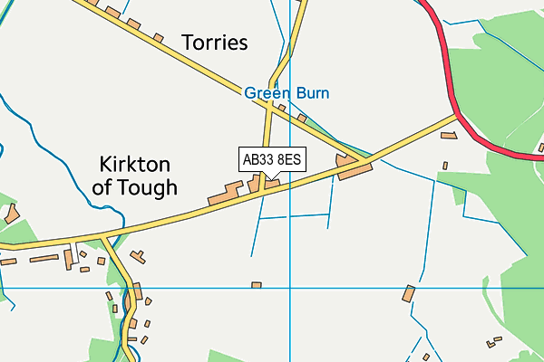 AB33 8ES map - OS VectorMap District (Ordnance Survey) AB33 8ES map - OS VectorMap District (Ordnance Survey)