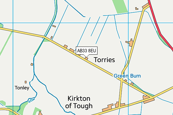 AB33 8EU map - OS VectorMap District (Ordnance Survey) AB33 8EU map - OS VectorMap District (Ordnance Survey)