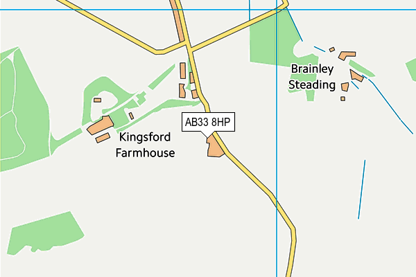 AB33 8HP map - OS VectorMap District (Ordnance Survey) AB33 8HP map - OS VectorMap District (Ordnance Survey)