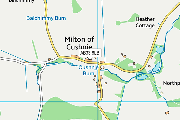 AB33 8LB map - OS VectorMap District (Ordnance Survey) AB33 8LB map - OS VectorMap District (Ordnance Survey)
