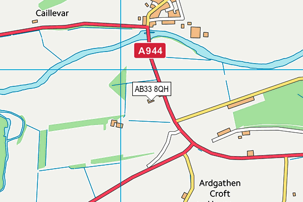 AB33 8QH map - OS VectorMap District (Ordnance Survey)