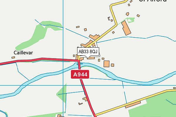 AB33 8QJ map - OS VectorMap District (Ordnance Survey) AB33 8QJ map - OS VectorMap District (Ordnance Survey)