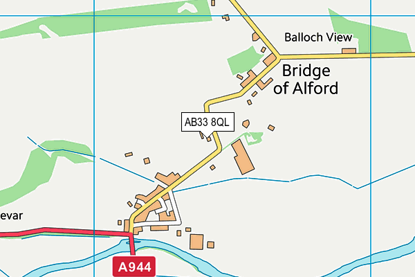 AB33 8QL map - OS VectorMap District (Ordnance Survey) AB33 8QL map - OS VectorMap District (Ordnance Survey)