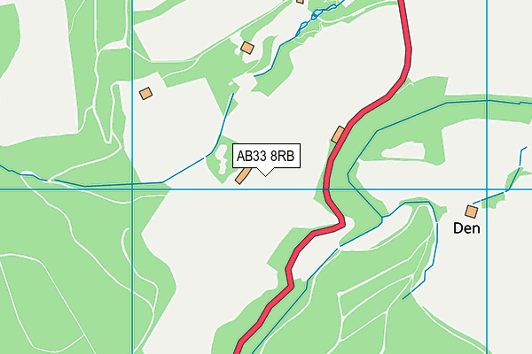 AB33 8RB map - OS VectorMap District (Ordnance Survey) AB33 8RB map - OS VectorMap District (Ordnance Survey)
