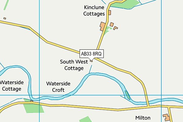 AB33 8RQ map - OS VectorMap District (Ordnance Survey)