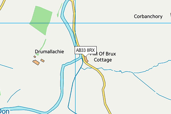 AB33 8RX map - OS VectorMap District (Ordnance Survey) AB33 8RX map - OS VectorMap District (Ordnance Survey)