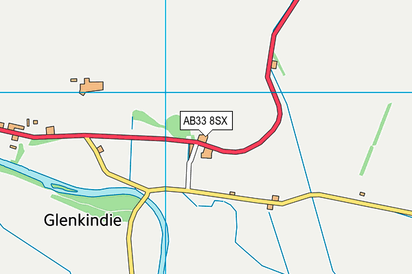 AB33 8SX map - OS VectorMap District (Ordnance Survey) AB33 8SX map - OS VectorMap District (Ordnance Survey)