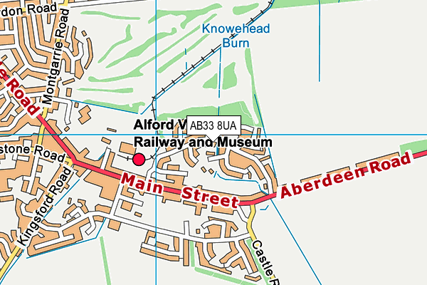 AB33 8UA map - OS VectorMap District (Ordnance Survey) AB33 8UA map - OS VectorMap District (Ordnance Survey)