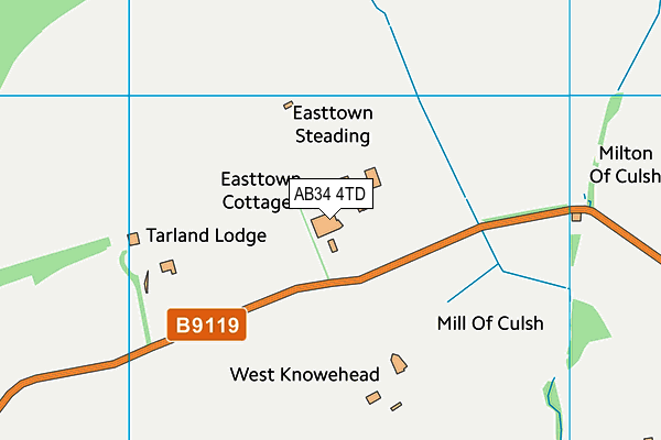 AB34 4TD map - OS VectorMap District (Ordnance Survey) AB34 4TD map - OS VectorMap District (Ordnance Survey)