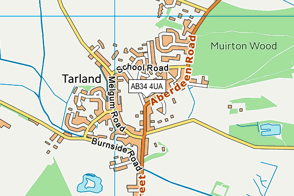 AB34 4UA map - OS VectorMap District (Ordnance Survey) AB34 4UA map - OS VectorMap District (Ordnance Survey)