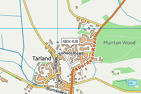 AB34 4UB map - OS VectorMap District (Ordnance Survey) AB34 4UB map - OS VectorMap District (Ordnance Survey)