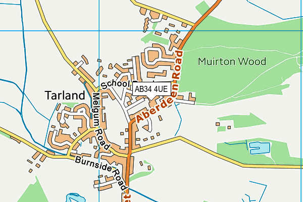 AB34 4UE map - OS VectorMap District (Ordnance Survey) AB34 4UE map - OS VectorMap District (Ordnance Survey)