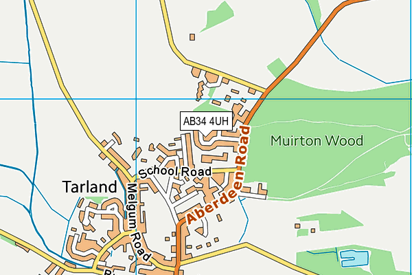 AB34 4UH map - OS VectorMap District (Ordnance Survey) AB34 4UH map - OS VectorMap District (Ordnance Survey)