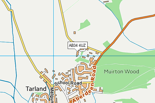 AB34 4UZ map - OS VectorMap District (Ordnance Survey) AB34 4UZ map - OS VectorMap District (Ordnance Survey)