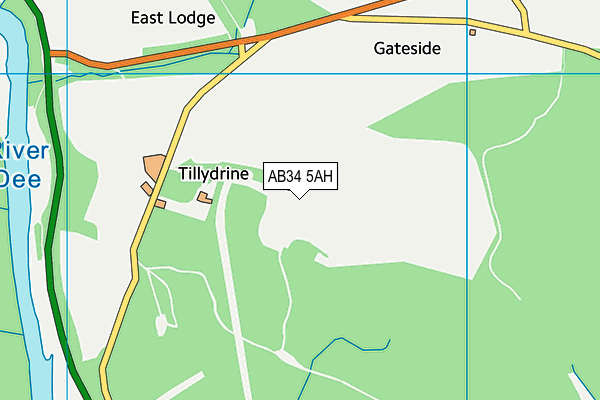 AB34 5AH map - OS VectorMap District (Ordnance Survey) AB34 5AH map - OS VectorMap District (Ordnance Survey)