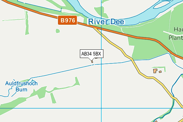 AB34 5BX map - OS VectorMap District (Ordnance Survey) AB34 5BX map - OS VectorMap District (Ordnance Survey)