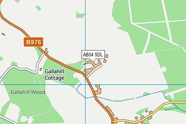 AB34 5DL map - OS VectorMap District (Ordnance Survey) AB34 5DL map - OS VectorMap District (Ordnance Survey)