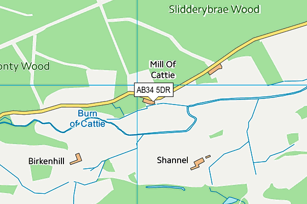 AB34 5DR map - OS VectorMap District (Ordnance Survey) AB34 5DR map - OS VectorMap District (Ordnance Survey)