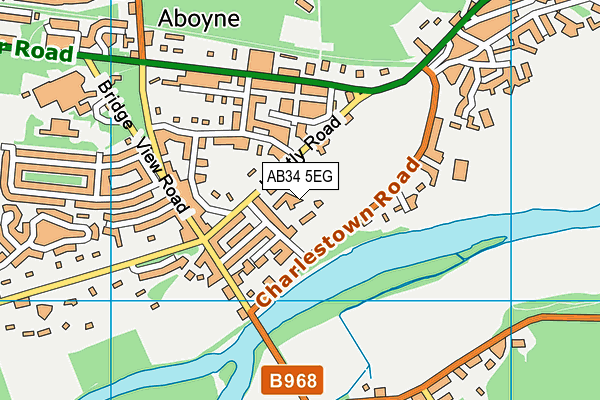 AB34 5EG map - OS VectorMap District (Ordnance Survey) AB34 5EG map - OS VectorMap District (Ordnance Survey)