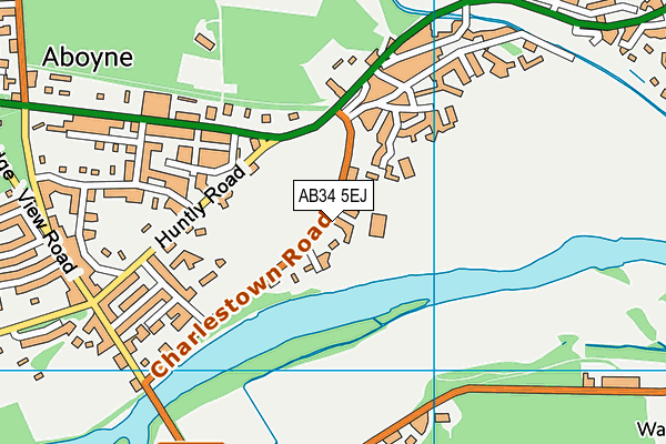 AB34 5EJ map - OS VectorMap District (Ordnance Survey) AB34 5EJ map - OS VectorMap District (Ordnance Survey)