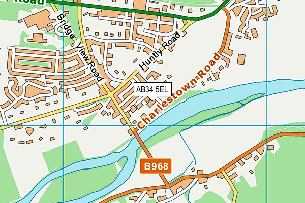 AB34 5EL map - OS VectorMap District (Ordnance Survey) AB34 5EL map - OS VectorMap District (Ordnance Survey)