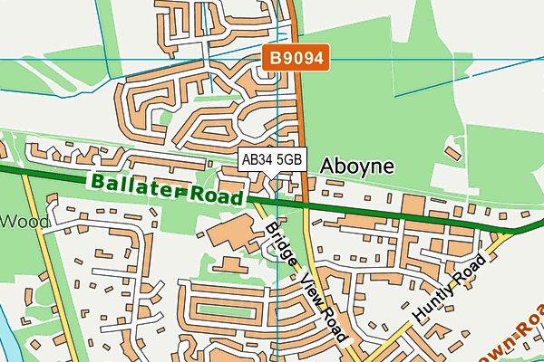 AB34 5GB map - OS VectorMap District (Ordnance Survey) AB34 5GB map - OS VectorMap District (Ordnance Survey)