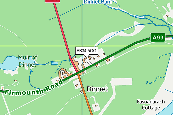 AB34 5GG map - OS VectorMap District (Ordnance Survey) AB34 5GG map - OS VectorMap District (Ordnance Survey)