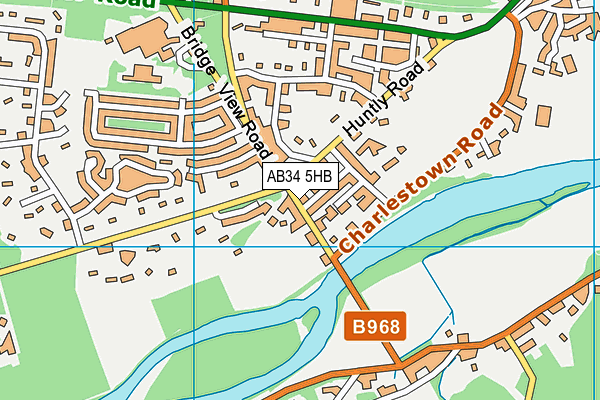 AB34 5HB map - OS VectorMap District (Ordnance Survey) AB34 5HB map - OS VectorMap District (Ordnance Survey)