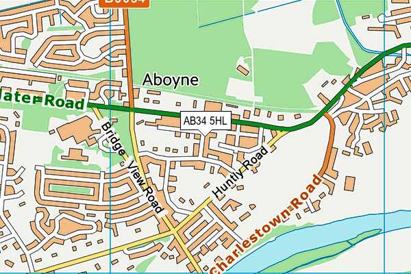 AB34 5HL map - OS VectorMap District (Ordnance Survey) AB34 5HL map - OS VectorMap District (Ordnance Survey)