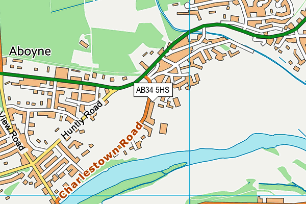 AB34 5HS map - OS VectorMap District (Ordnance Survey) AB34 5HS map - OS VectorMap District (Ordnance Survey)