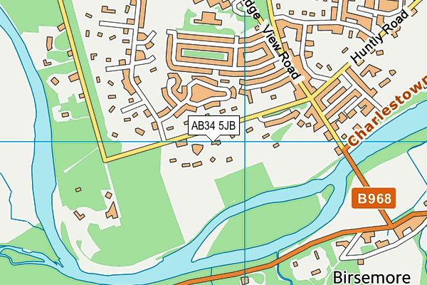 AB34 5JB map - OS VectorMap District (Ordnance Survey) AB34 5JB map - OS VectorMap District (Ordnance Survey)
