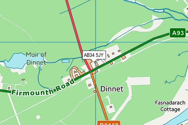 AB34 5JY map - OS VectorMap District (Ordnance Survey) AB34 5JY map - OS VectorMap District (Ordnance Survey)